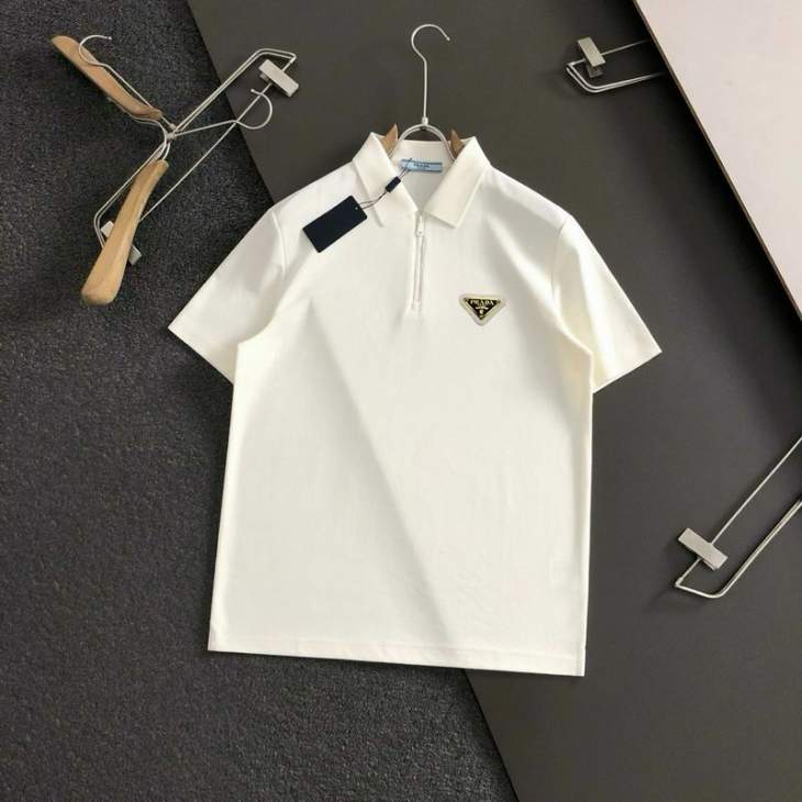 Picture of Prada Polo Shirts Short _SKUPradaM-3XLxetr32425694
